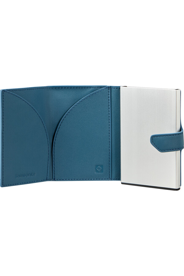 portfel alu fit petrol blue