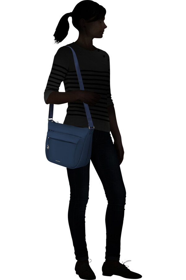 torba typu hobo move 5.0 ciemnoniebieska