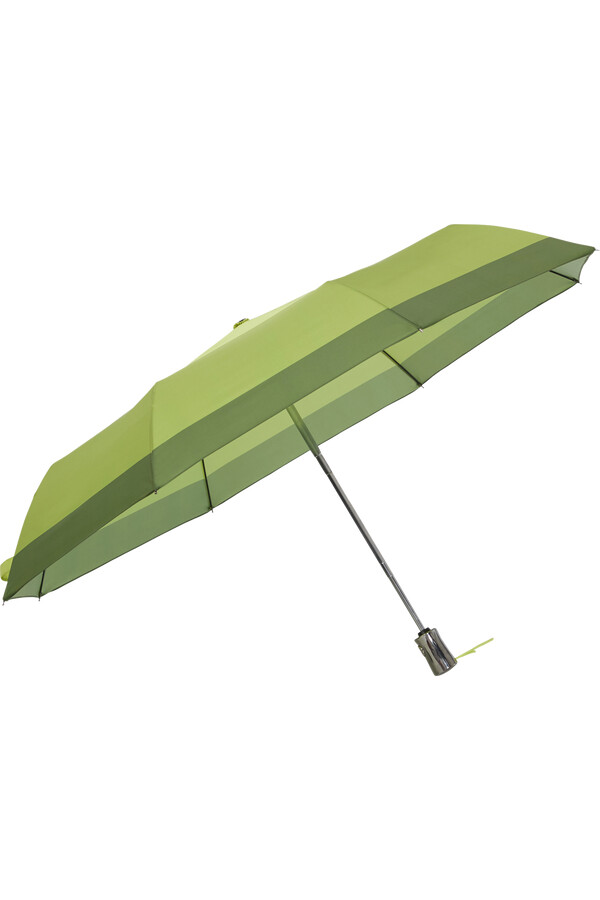 parasol rain pro z geometrycznym zielonym nadrukiem