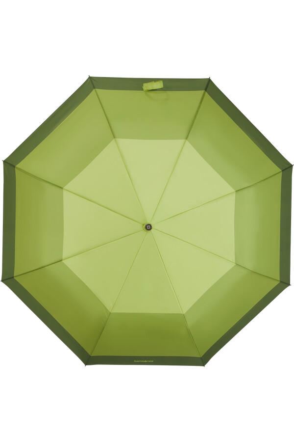 parasol rain pro z geometrycznym zielonym nadrukiem
