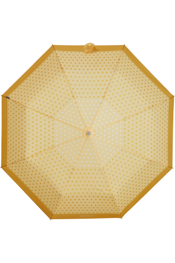 parasol alu drop s w żółte kropki