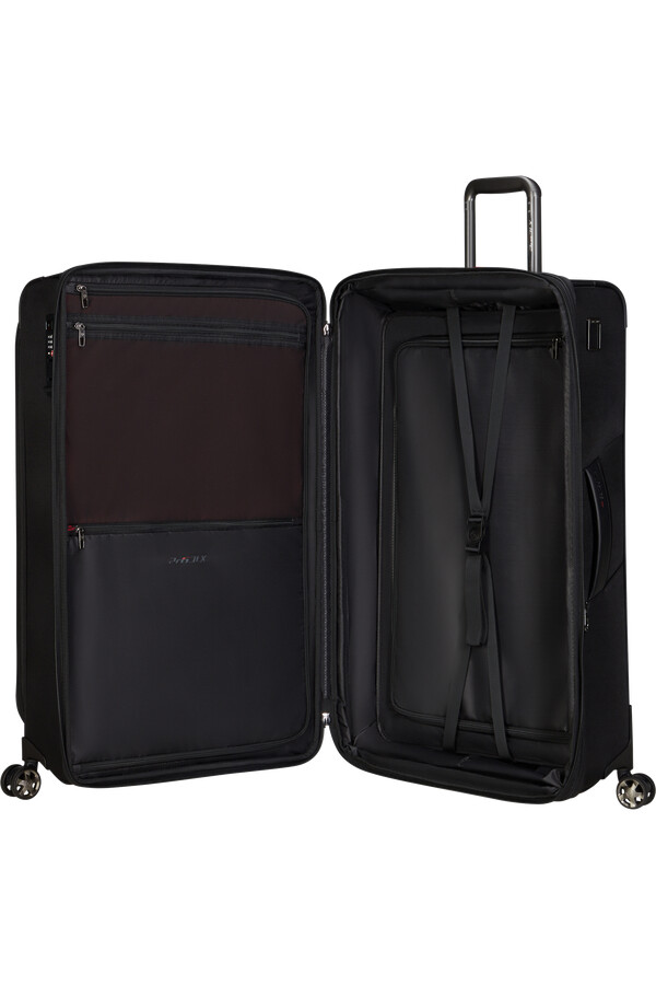 wózek spacerowy pro-dlx 6 trvl rozszerzalny 4 koła 79 cm czarny