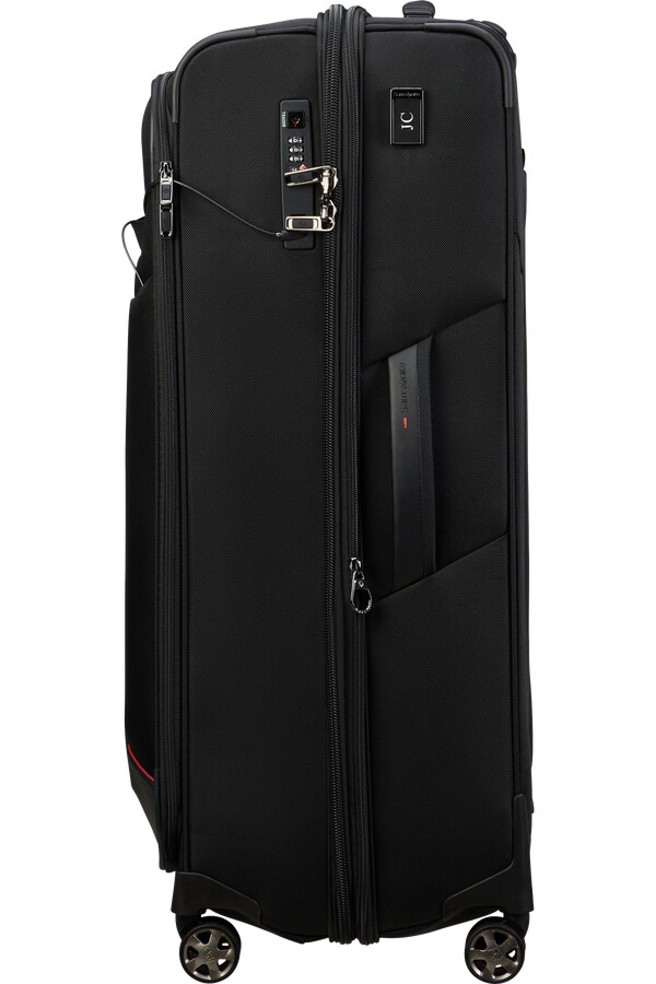 wózek spacerowy pro-dlx 6 trvl rozszerzalny 4 koła 79 cm czarny