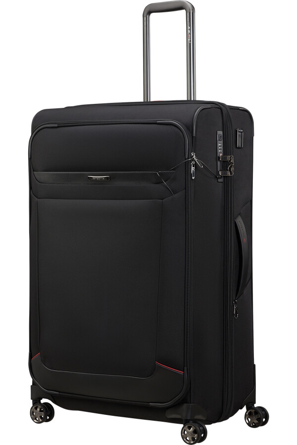 wózek spacerowy pro-dlx 6 trvl rozszerzalny 4 koła 79 cm czarny