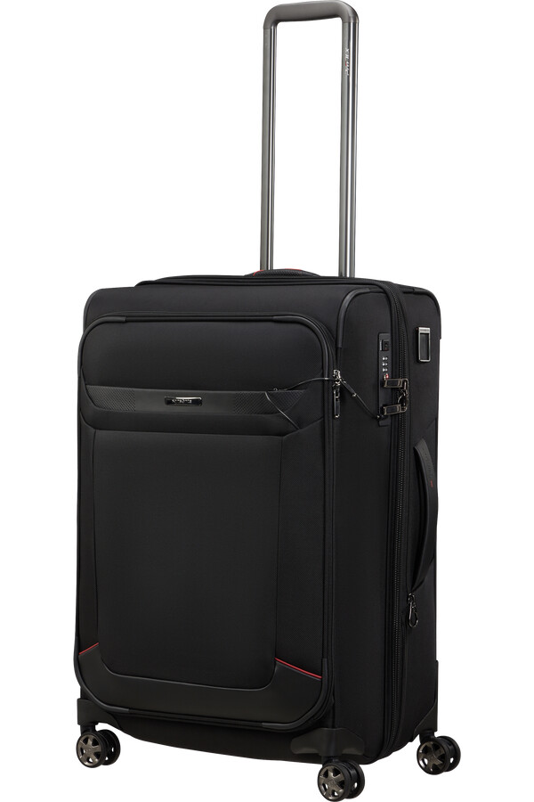 wózek spacerowy pro-dlx 6 trvl rozszerzalny 4 koła 67 cm czarny