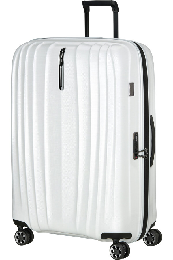 nexis spinner rozszerzalny 4 koła 82 cm bawełna biały