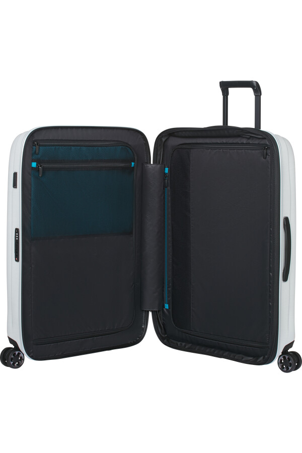 nexis spinner rozszerzalny 4 koła 82 cm bawełna biały