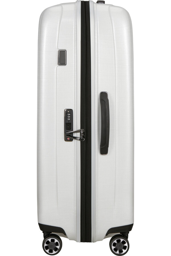 nexis spinner rozszerzalny 4 koła 82 cm bawełna biały