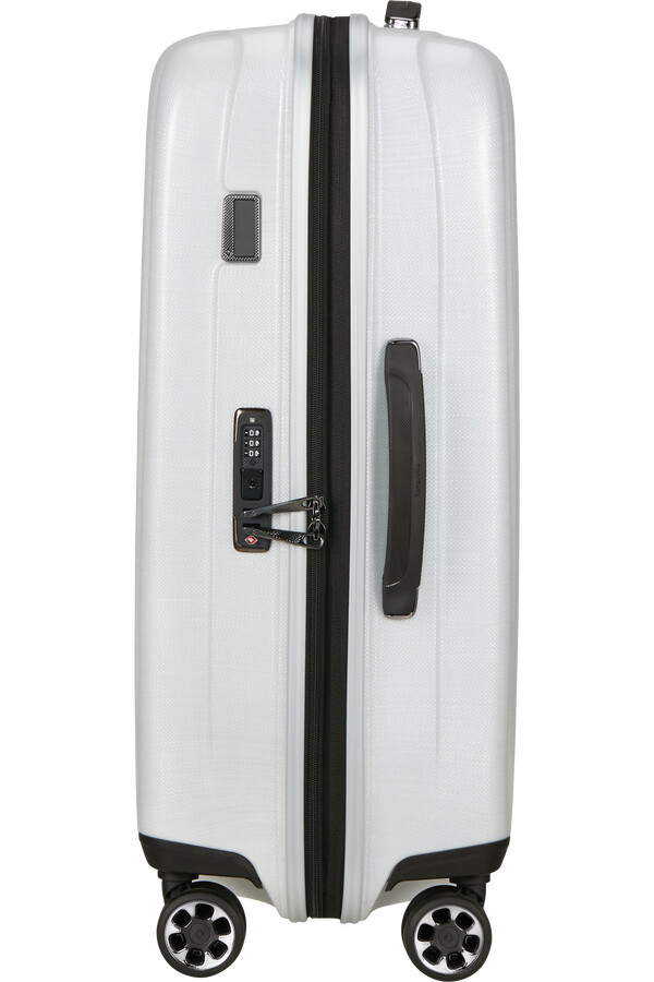 nexis spinner rozszerzalny 4 koła 70 cm bawełna biały