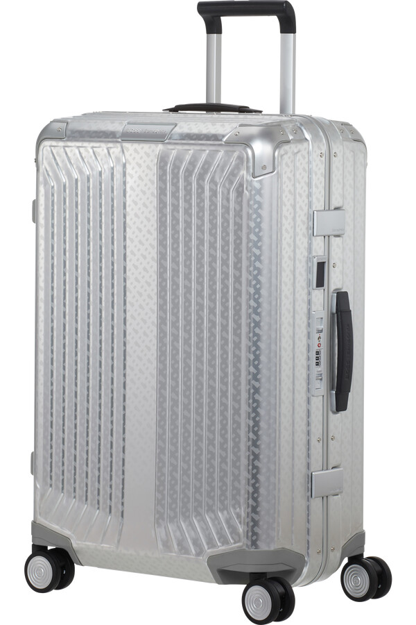 boss samsonite spinner 4 koła 69 cm aluminium monogram