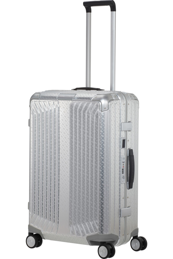boss samsonite spinner 4 koła 69 cm aluminium monogram