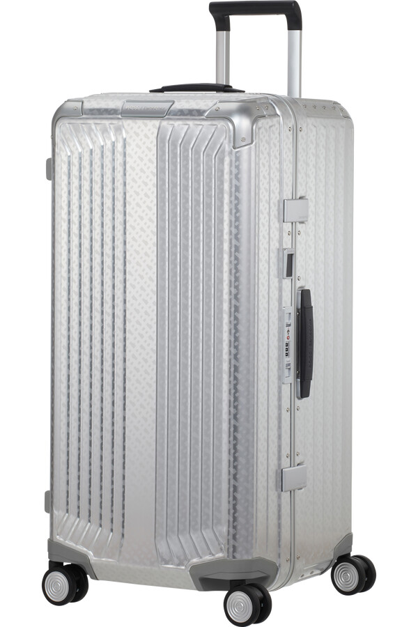 boss samsonite spinner 4 koła 80 cm aluminium monogram