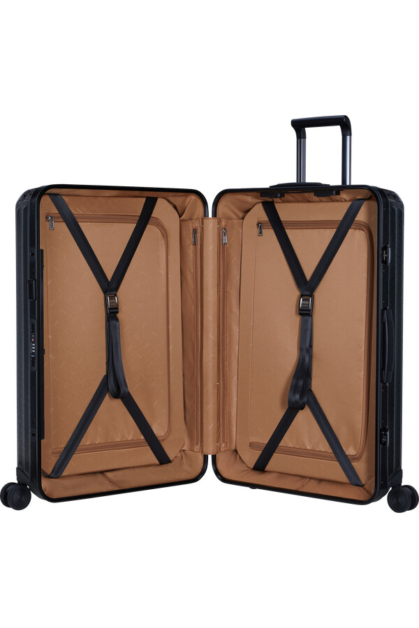 boss samsonite spinner 4 koła 69 cm grafitowy monogram