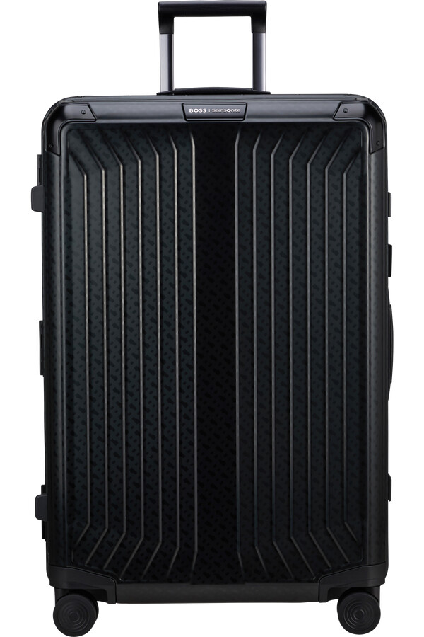 boss samsonite spinner 4 koła 76 cm grafitowy monogram