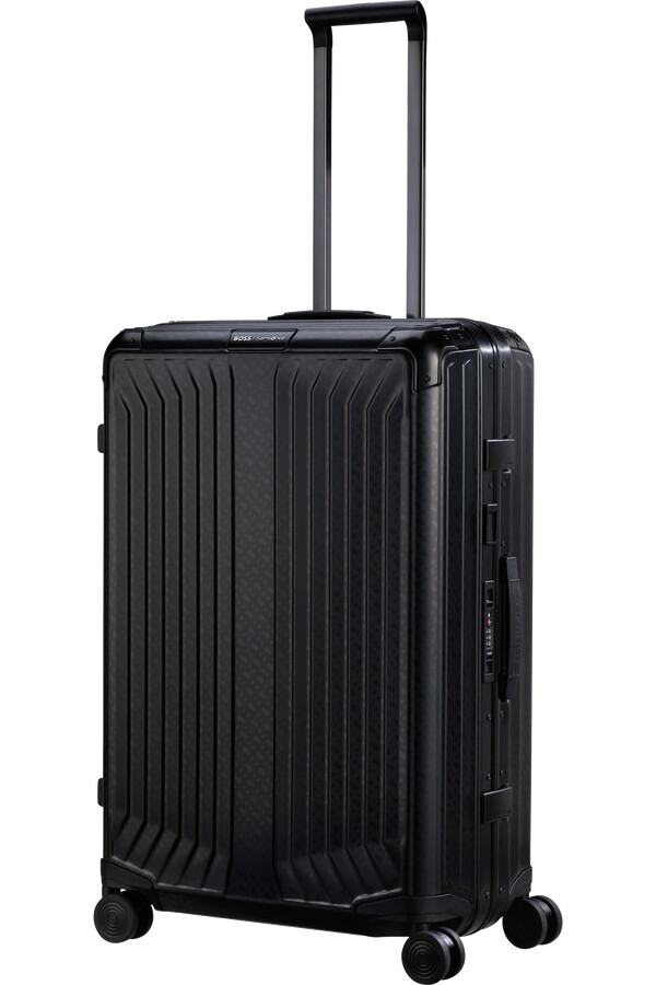 boss samsonite spinner 4 koła 76 cm grafitowy monogram