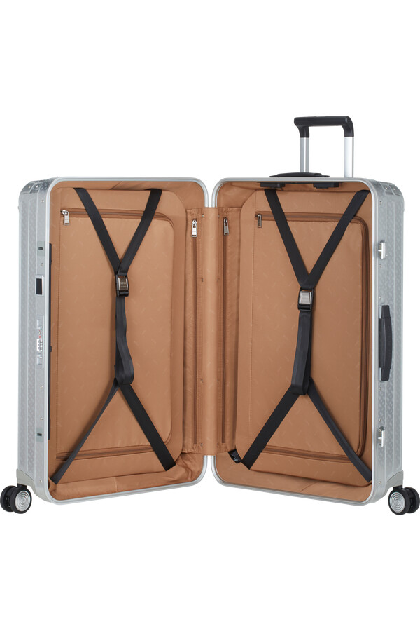 boss samsonite spinner 4 koła 76 cm aluminium monogram