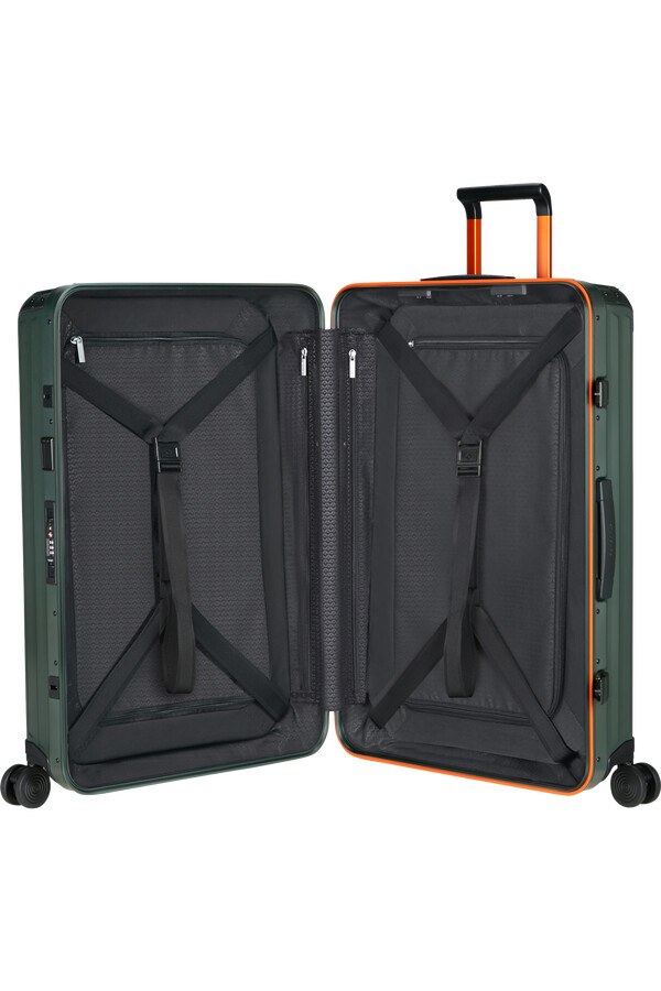 wózek wędkarski lite-box alu spinner 4 koła 76 cm szałwiowo-pomarańczowy