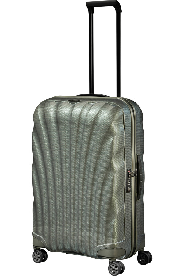wózek c-lite spinner 4 koła 69 cm metaliczny zielony