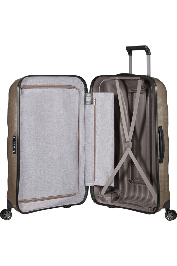 wózek c-lite spinner 4 koła 75 cm kość słoniowa złoto