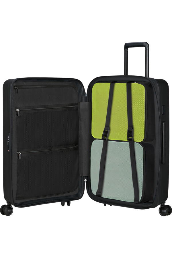 restackd spinner rozszerzalny 4 koła 68 cm czarny