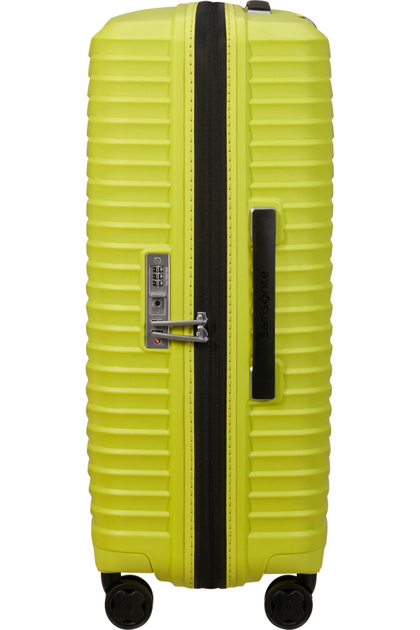 upscape spinner rozszerzalny 4 koła 68 cm limonkowy