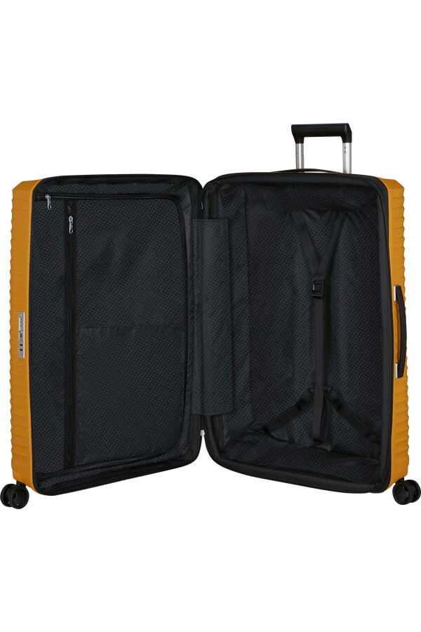 upscape spinner rozszerzalny 4 koła 68 cm żółty