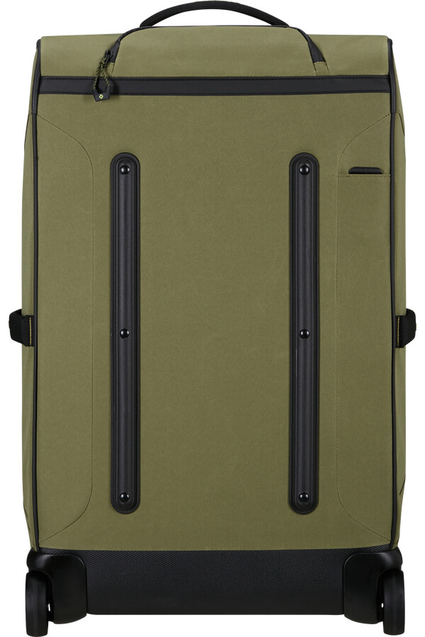 torba podróżna ecodiver z kółkami 67 cm woskowany wasabi