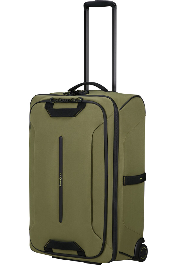 torba podróżna ecodiver z kółkami 67 cm woskowany wasabi