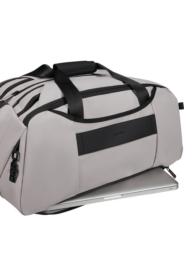 torba podróżna plecak glam-go w kolorze popielatego różu