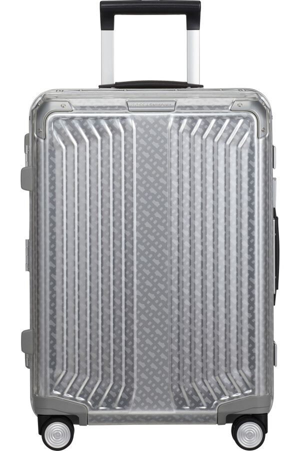boss samsonite spinner 4 koła 55 cm aluminium monogram