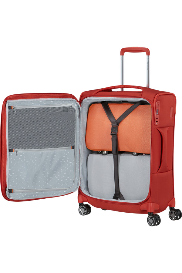 wózek re-lite spinner rozszerzany 4 koła 55 cm czerwony mak