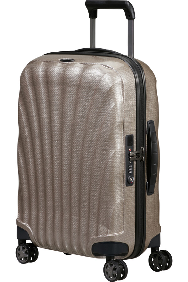 wózek c-lite spinner rozszerzany 4 koła 55 cm kość słoniowa złoto