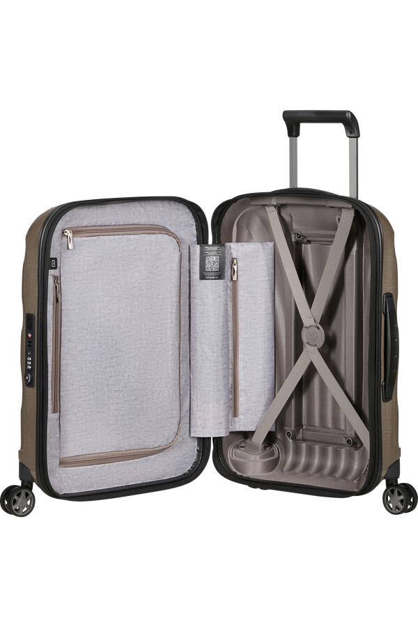 wózek c-lite spinner rozszerzany 4 koła 55 cm kość słoniowa złoto