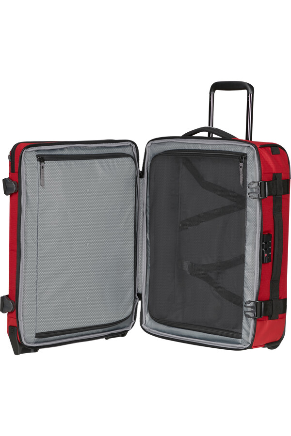 plecak roadseeker duffle z kółkami 55 cm ceglastoczerwony