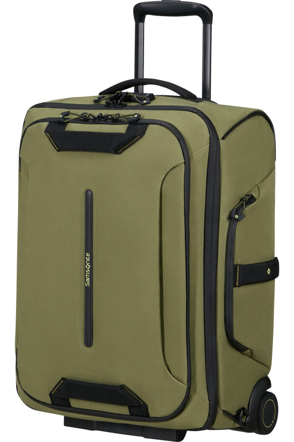 torba podróżna ecodiver z kółkami plecak 55 cm woskowany wasabi
