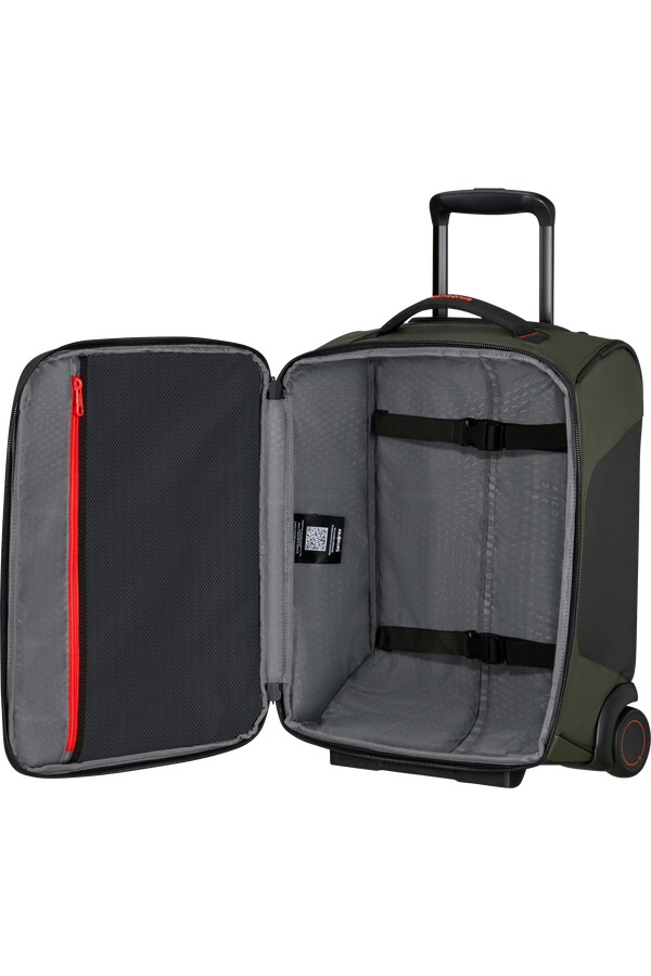 torba podróżna ecodiver z kółkami pod siedziskiem 45 cm z motywem bluszczu pnącego