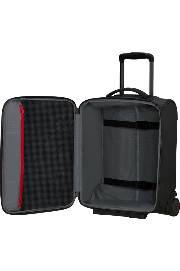 torba podróżna ecodiver z kółkami pod siedzeniem 45 cm czarna