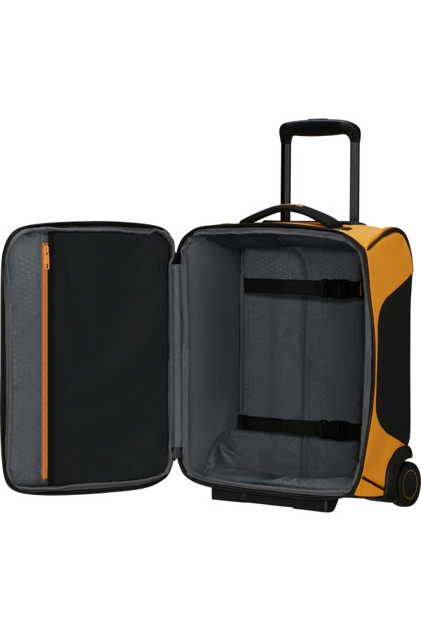 torba podróżna ecodiver z kółkami pod siedziskiem 45 cm żółta