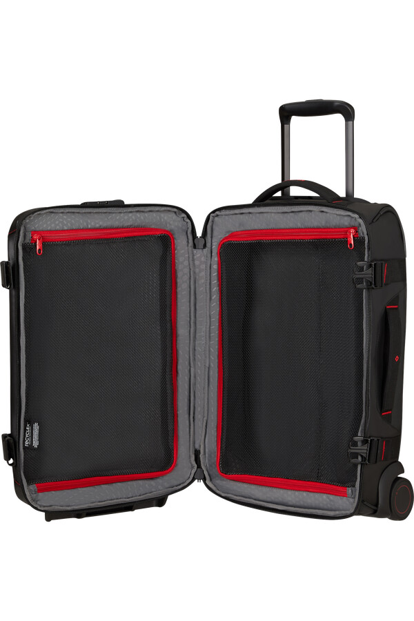 torba podróżna ecodiver z kółkami podwójna rama 55 cm czarna