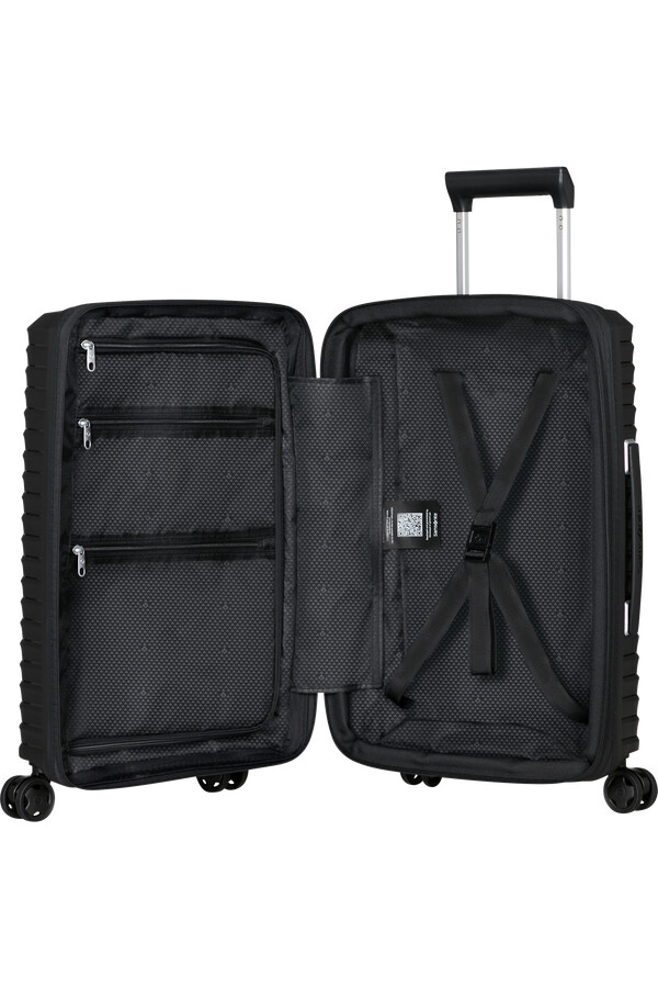 upscape spinner rozszerzalny 4 koła 55 cm czarny
