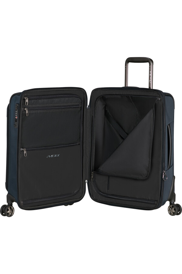 wózek pro-dlx 6 spinner expandable 4 koła 55 cm niebieski